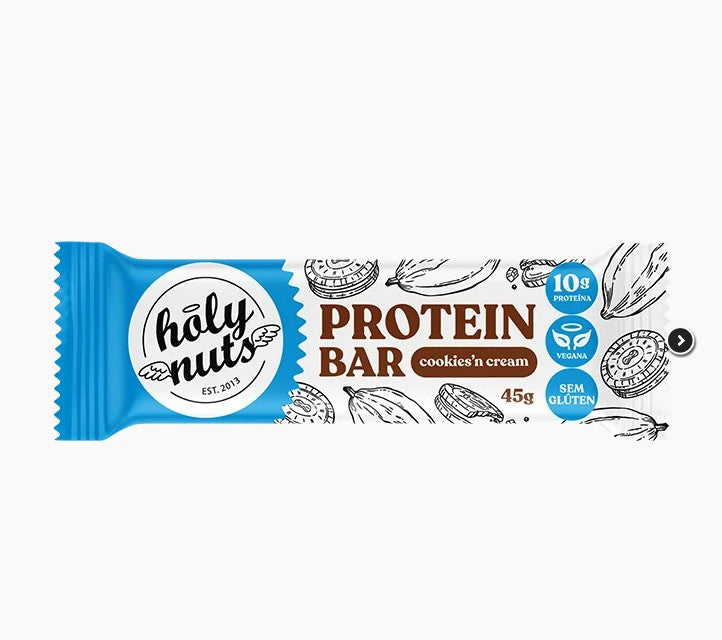 BARRA DE PROTEINA VEGANA - COOKIES'N'CREAM 45g