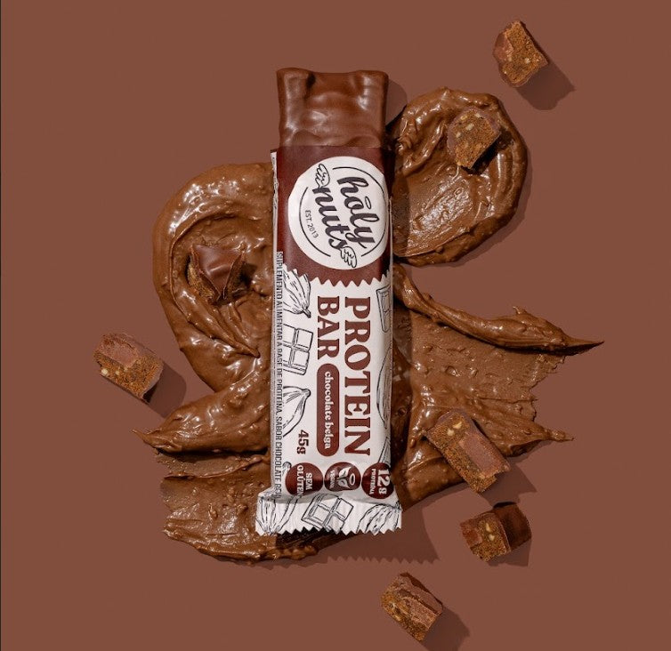 DISPLAY BARRA DE PROTEINA VEGANA - CHOCOLATE BELGA