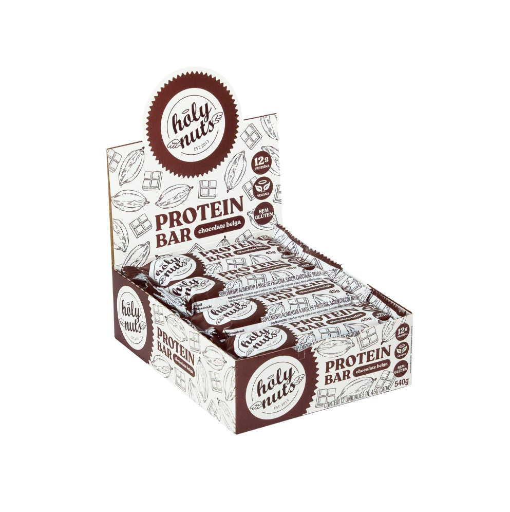 DISPLAY BARRA DE PROTEINA VEGANA - CHOCOLATE BELGA