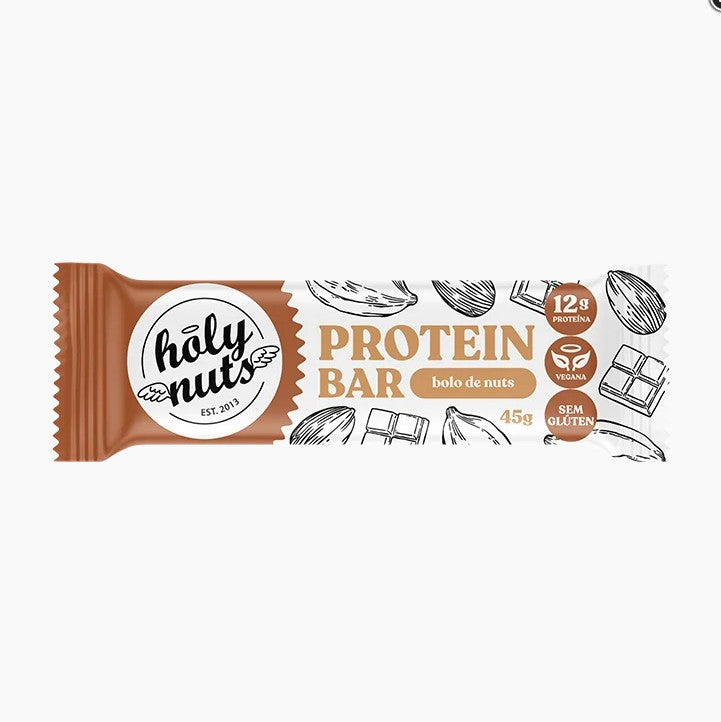 BARRA DE PROTEINA VEGANA - BOLO DE NUTS 45g