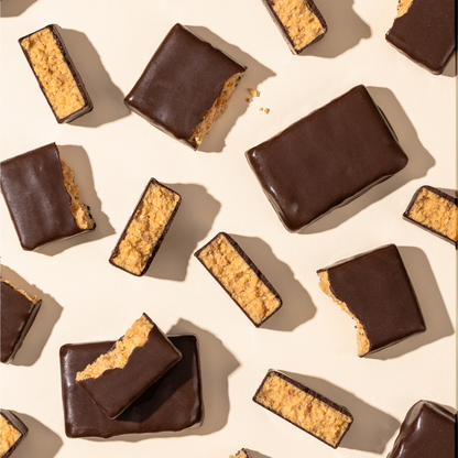4 CXS PAÇOCA COM WHEY COBERTA COM CHOCOLATE