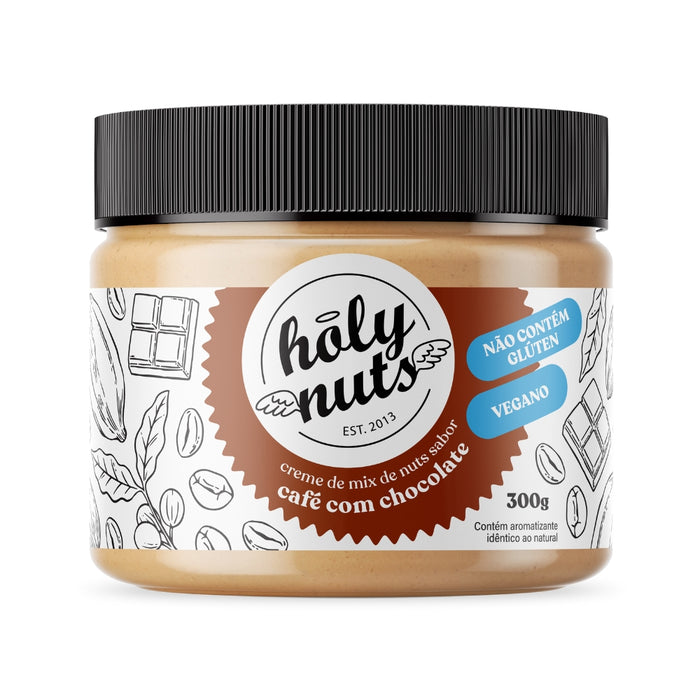 CREME DE MIX DE NUTS SABOR CAFÉ COM CHOCOLATE