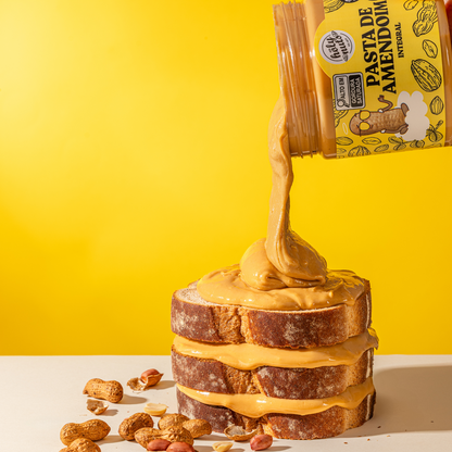 PASTA DE AMENDOIM INTEGRAL HOLY - 2 UNIDADES DE 450g